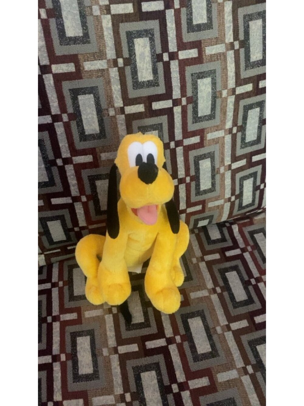 Disney Pluto Plush Beanie Stuffed Animal Pluto The Dog Small 7”